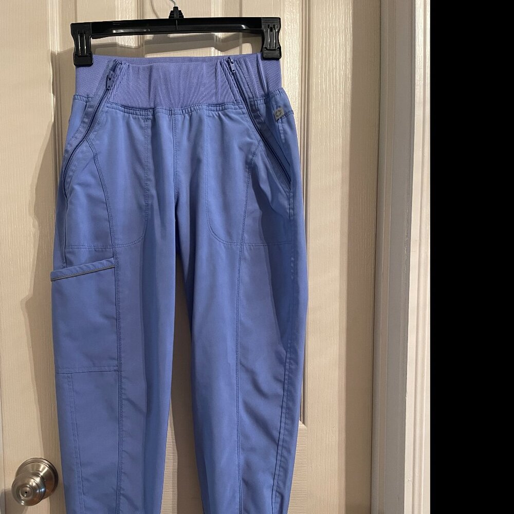 Women's Scrub Pants- Ceil Blue- XS Petite